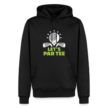 Golf Geschenk Für Golfer - Männer Premium Bio Hoodie - Schwarz - Vorne - Nico (187cm)