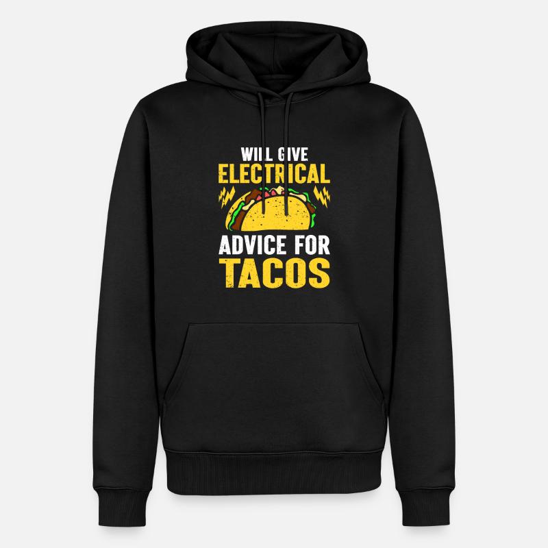 Elektriker Geschenk - Männer Premium Bio Hoodie - Schwarz