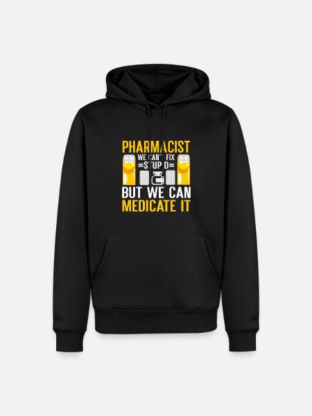 Apothecary Gift Pharmacy - Men’s Premium Organic Hoodie - black