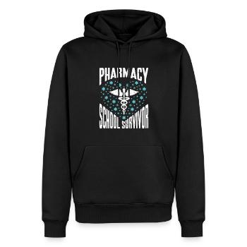 Apotheker Geschenk Apotheke - Männer Premium Bio Hoodie - Schwarz - Vorne - Nico (187cm)