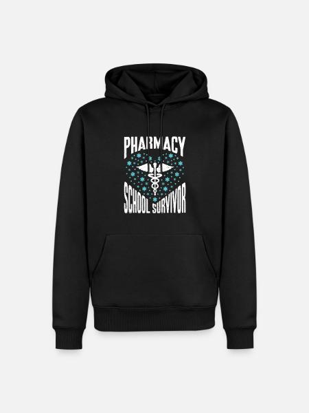 Apothecary Gift Pharmacy - Men’s Premium Organic Hoodie - black