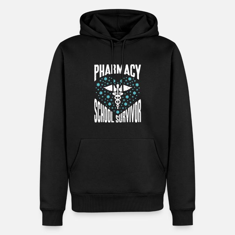 Apotheker Geschenk Apotheke - Männer Premium Bio Hoodie - Schwarz