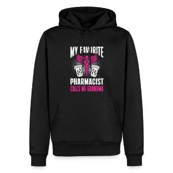 Apotheker Geschenk Apotheke - Männer Premium Bio Hoodie - Schwarz - Vorne - Nico (187cm)
