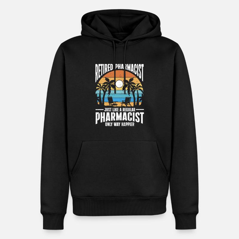 Pharmacie de cadeaux d’apothicaire - Sweat à capuche Premium bio Homme - noir