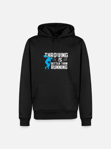 Discus thrower Athletics Disc throw - Men’s Premium Organic Hoodie - black