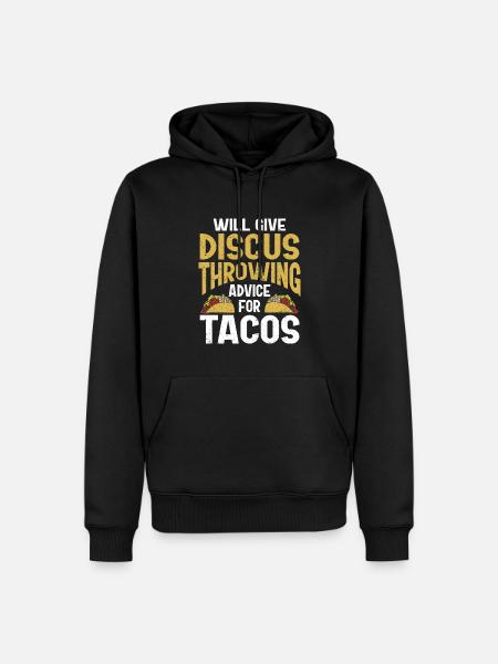 Discus thrower Athletics Disc throw - Men’s Premium Organic Hoodie - black