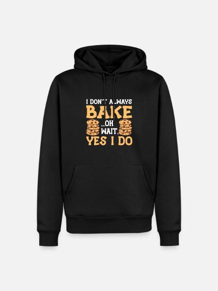 Biscuits Baking Christmas Cookie Baker - Men’s Premium Organic Hoodie - black