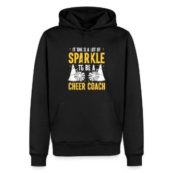Cheerleader Cheerleading Cheer Trainer - Männer Premium Bio Hoodie - Schwarz - Vorne - Nico (187cm)