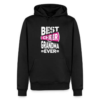 Cheerleader Cheerleading Cheer Oma - Männer Premium Bio Hoodie - Schwarz - Vorne - Nico (187cm)