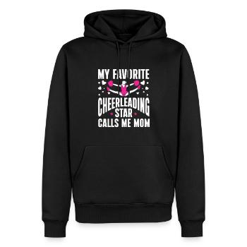 Cheerleader Cheerleading Cheer Mutter - Männer Premium Bio Hoodie - Schwarz - Vorne - Nico (187cm)