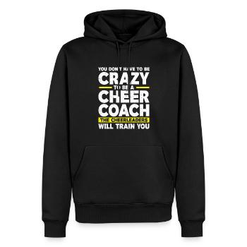 Cheerleader Cheerleading Cheer Trainer - Männer Premium Bio Hoodie - Schwarz - Vorne - Nico (187cm)