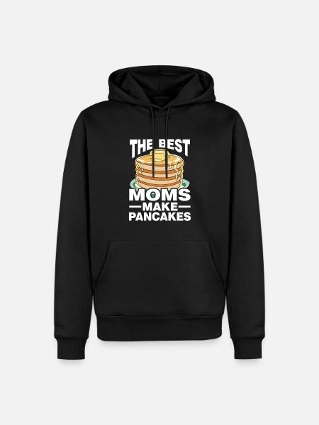 Pancake Saying Breakfast Pancakes - Men’s Premium Organic Hoodie - black