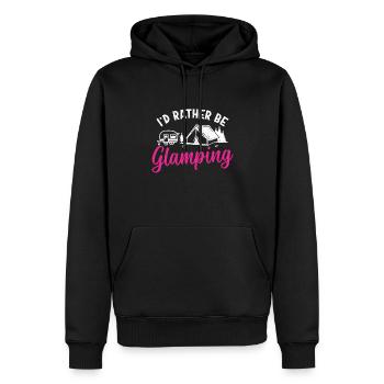 Camping Cadeau Campfire Nature Camper - Sweat à capuche Premium bio Homme - noir - Devant - Nico (187cm)