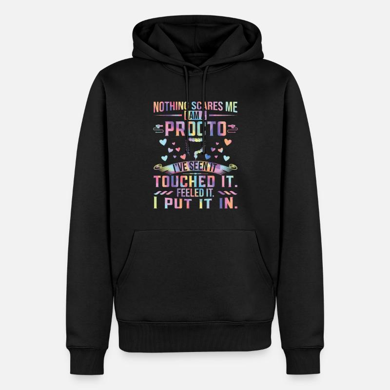 Endoscopie Proctologue Endo - Sweat à capuche Premium bio Homme - noir