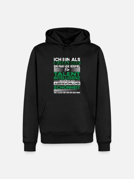 Busfahrer Bescheiden - Lustiger Spruch - Männer Premium Bio Hoodie - Schwarz