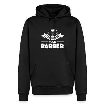 Friseur Geschenk Für Friseur Salon Spruch Friseur - Männer Premium Bio Hoodie - Schwarz - Vorne - Nico (187cm)