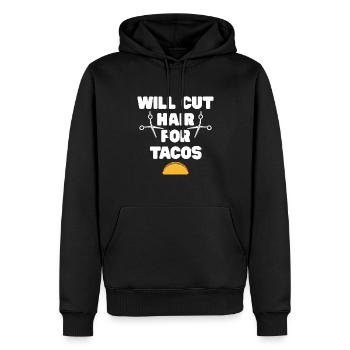 Friseur Geschenk Für Friseur Salon Spruch Friseur - Männer Premium Bio Hoodie - Schwarz - Vorne - Nico (187cm)