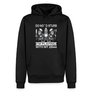 Miniaturmalerei miniature Painting - Männer Premium Bio Hoodie - Schwarz - Vorne - Nico (187cm)