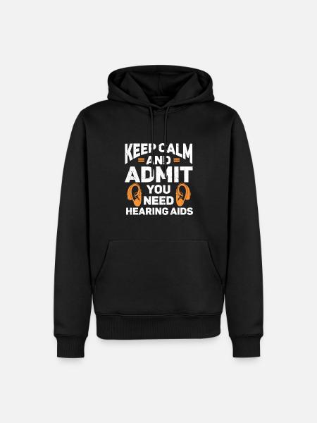 Audiology Audiologists - Men’s Premium Organic Hoodie - black