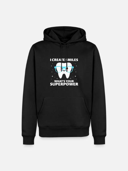 Dentist Student Degree Teeth Dentistry - Men’s Premium Organic Hoodie - black