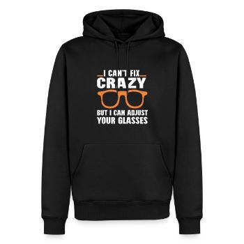 Optometrist Optiker Optometrie - Männer Premium Bio Hoodie - Schwarz - Vorne - Nico (187cm)