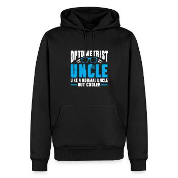 Optometrist Optiker Optometrie - Männer Premium Bio Hoodie - Schwarz - Vorne - Nico (187cm)