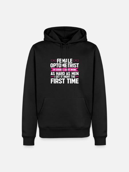 Optometrist Optometrist Optometry - Men’s Premium Organic Hoodie - black