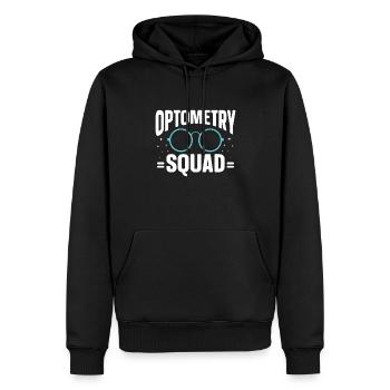 Optometrist Optiker Optometrie - Männer Premium Bio Hoodie - Schwarz - Vorne - Nico (187cm)