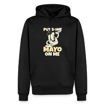 Mayonnaise Mayo Lover - Sweat à capuche Premium bio Homme - noir - Devant - Nico (187cm)
