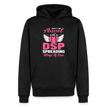 DSP Direct support Professional DSP Nurse - Männer Premium Bio Hoodie - Schwarz - Vorne - Nico (187cm)
