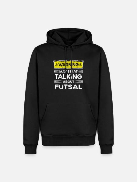 Talking about Futsal funny - Men’s Premium Organic Hoodie - black
