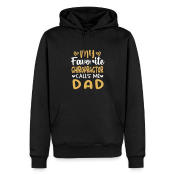 Chiropraktiker Chiropraktik - Männer Premium Bio Hoodie - Schwarz - Vorne - Nico (187cm)