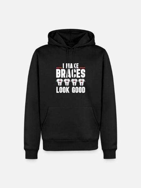 Orthodontist Orthodontic Dental - Men’s Premium Organic Hoodie - black