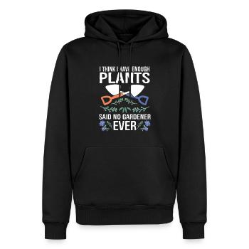 Gartenbau LandschaftsbauGarten Gärtner - Männer Premium Bio Hoodie - Schwarz - Vorne - Nico (187cm)