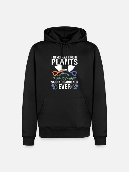 Gartenbau LandschaftsbauGarten Gärtner - Männer Premium Bio Hoodie - Schwarz