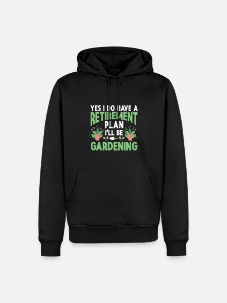 Gartenbau LandschaftsbauGarten Gärtner - Männer Premium Bio Hoodie - Schwarz