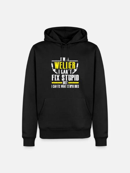 Welder Welding - Men’s Premium Organic Hoodie - black