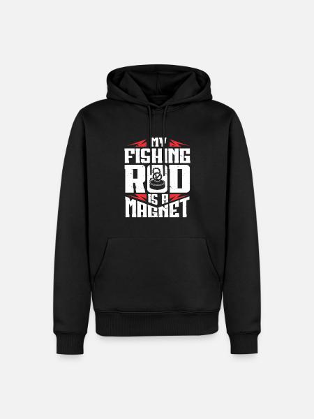 Magnet fishing - Men’s Premium Organic Hoodie - black