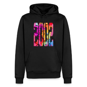 BUNT 24TH BIRTHDAY 2002 - Men’s Premium Organic Hoodie - black - Front - Nico (187cm)