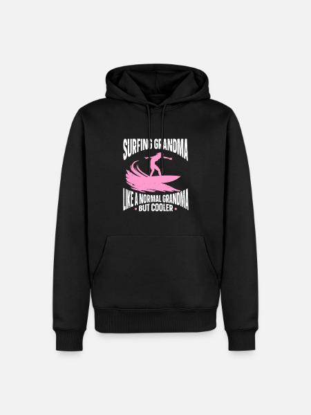 Surfeur Surfeur - Sweat à capuche Premium bio Homme - noir