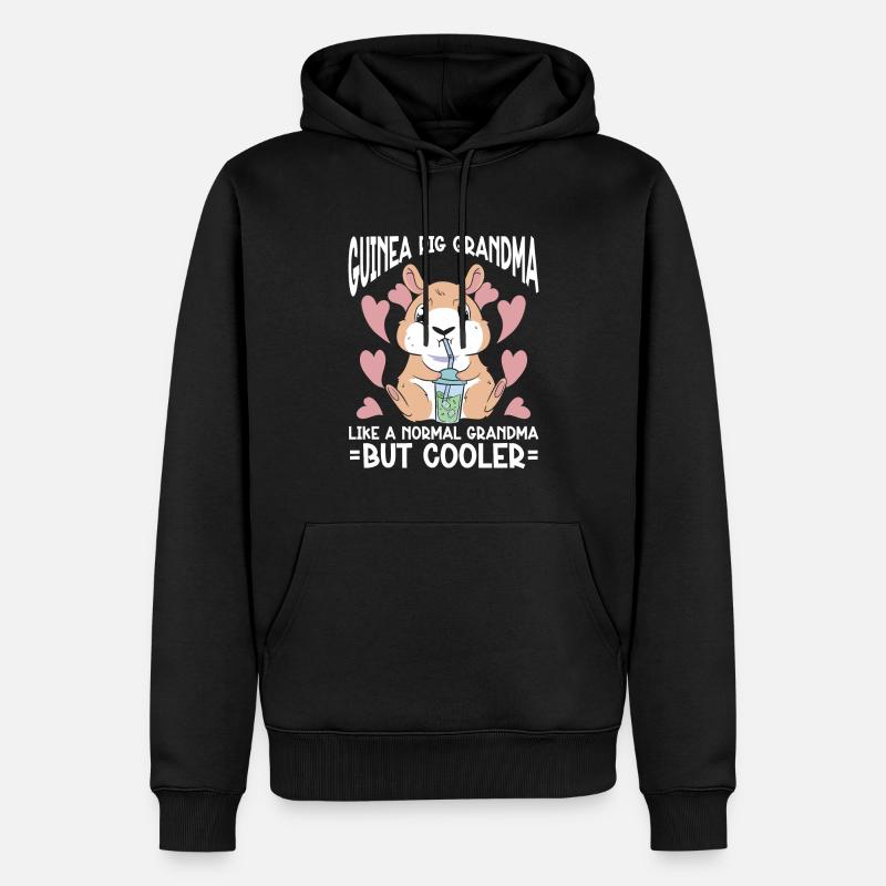 Cochon d’Inde - Sweat à capuche Premium bio Homme - noir