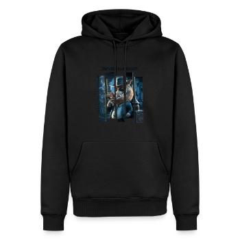 Jäger Wildschwein Förster Jagd Revieraufsicht - Männer Premium Bio Hoodie - Schwarz - Vorne - Nico (187cm)