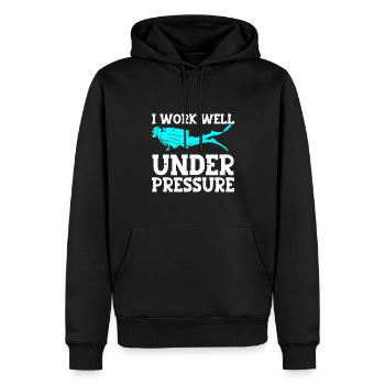 Tauchen Taucher - Männer Premium Bio Hoodie - Schwarz - Vorne - Nico (187cm)