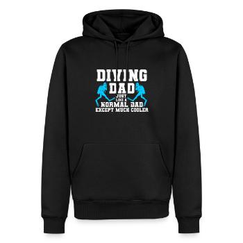 Tauchen Taucher - Männer Premium Bio Hoodie - Schwarz - Vorne - Nico (187cm)