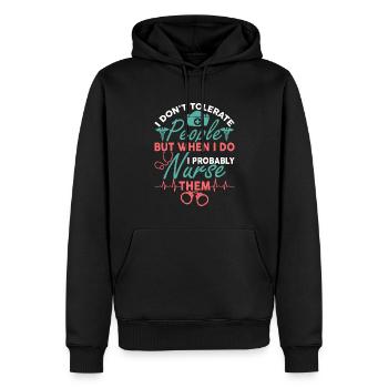 Correctional nurse prison nursing - Männer Premium Bio Hoodie - Schwarz - Vorne - Nico (187cm)