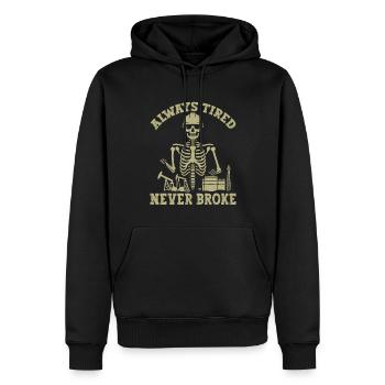 Oilfied Worker Oil rig worker - Men’s Premium Organic Hoodie - black - Front - Nico (187cm)