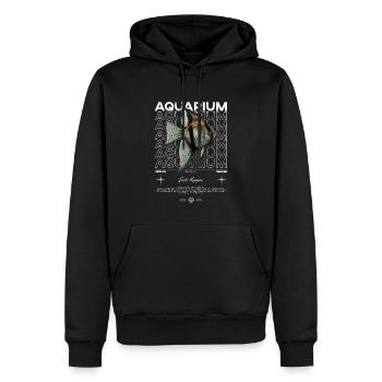 Altum Kaiserfisch Cichlid Fish Keeper Streetwear - Männer Premium Bio Hoodie - Schwarz - Vorne - Nico (187cm)
