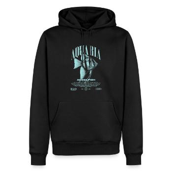 Altum Kaiserfisch Cichlid Fish Keeper Streetwear - Männer Premium Bio Hoodie - Schwarz - Vorne - Nico (187cm)