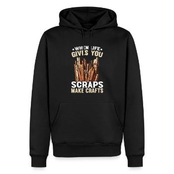 Woodworker Woodwork Woodworking - Männer Premium Bio Hoodie - Schwarz - Vorne - Nico (187cm)