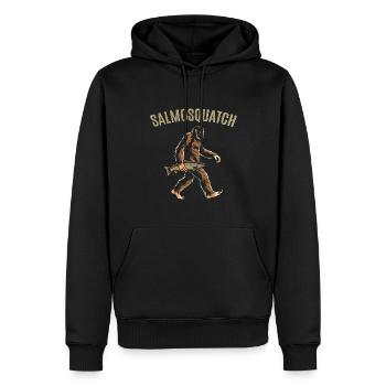 King Salmon Fishing fisherman - Männer Premium Bio Hoodie - Schwarz - Vorne - Nico (187cm)